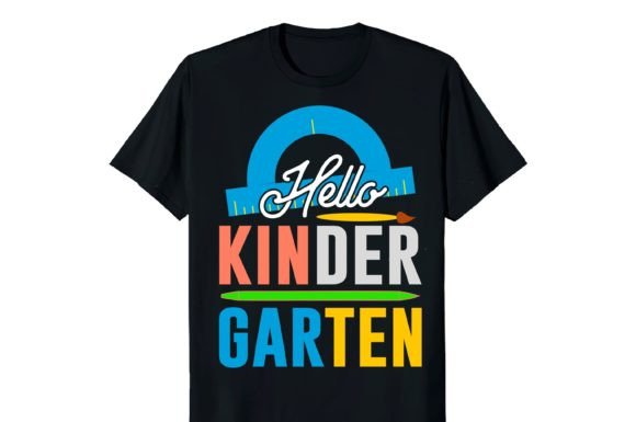 Hello Kindergarten T-shirt Design: A Creative Solution for Back-to-School Fun