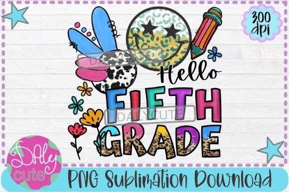 Hello School PNG, Fifth Grade