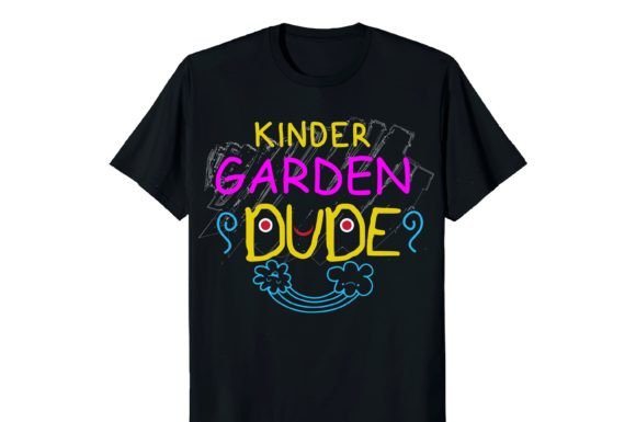 Kinder Garden Dude, School T-shirt: A Creative Back-to-School Essential