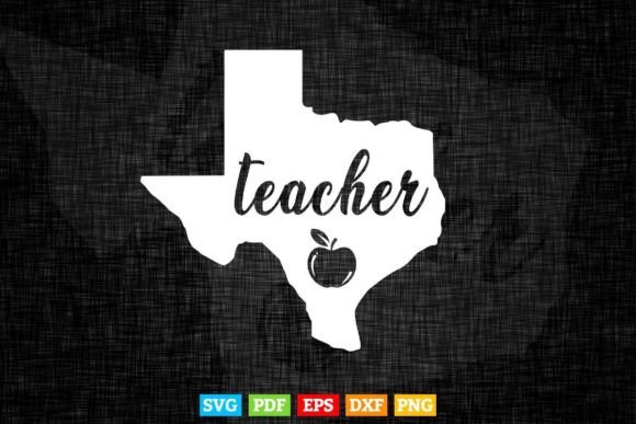 Texas Teacher: A Versatile Resource for Custom T-Shirt Designs