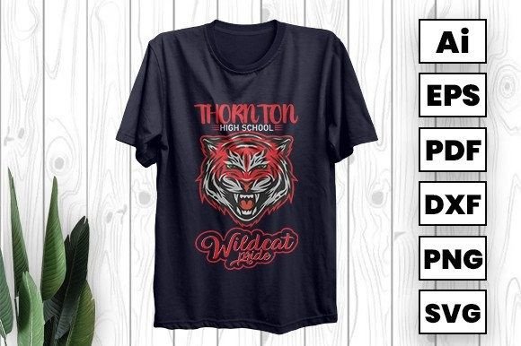 Thornton High School Wildcat Ride: A New Back to School T-shirt Design